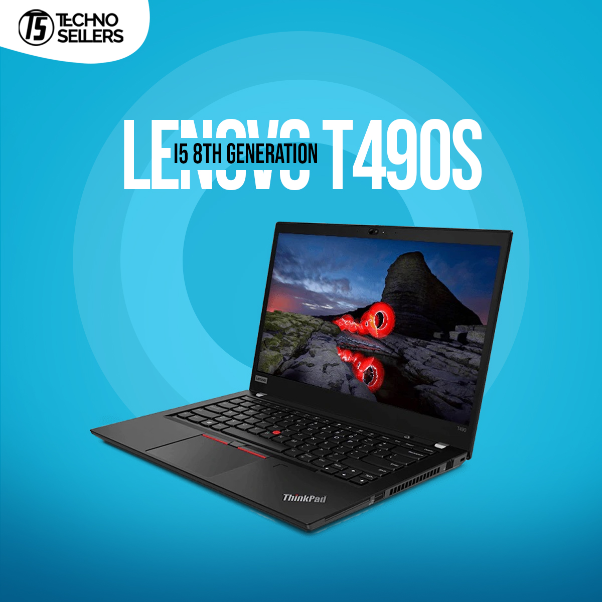 Lenovo T490s ThinkPad | i5 8th Gen | 8GB RAM | 256GB SSD