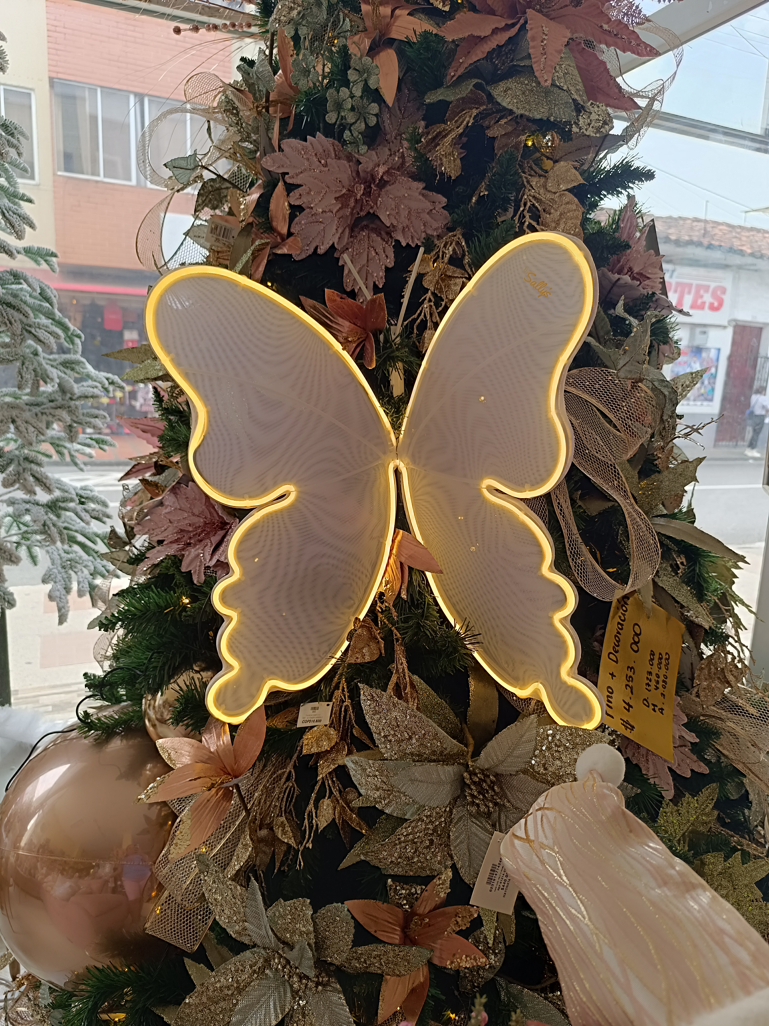 MARIPOSAS CON LUZ 50CM