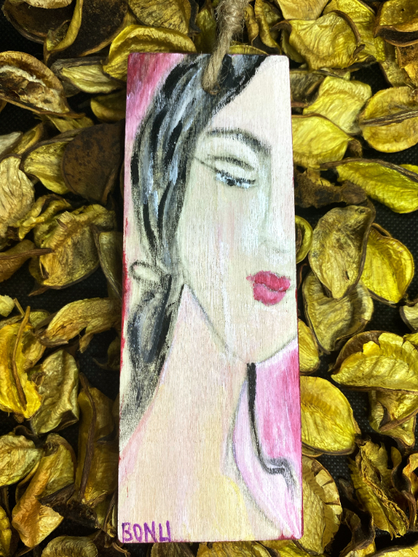 Girl with flowers