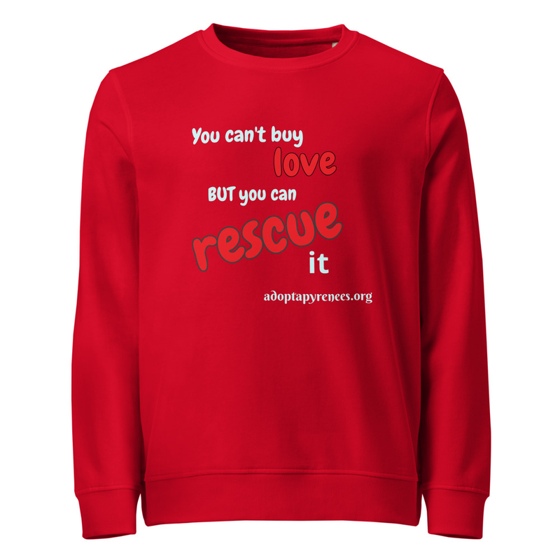 Unisex organic sweatshirt
