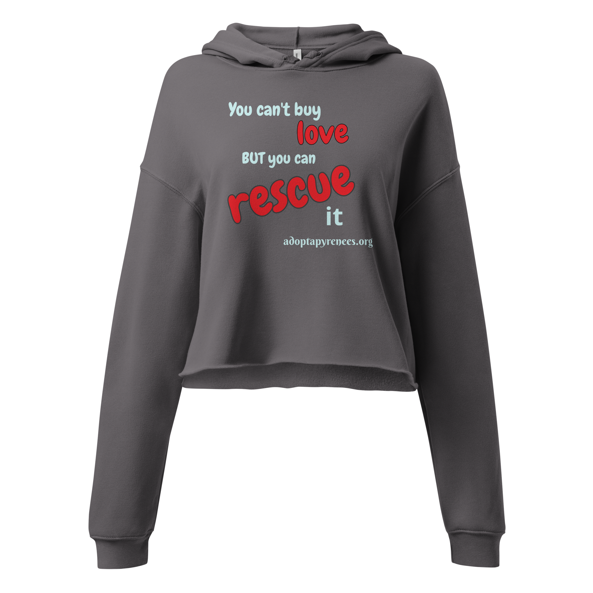 Rescue Love Cropped Hoodie
