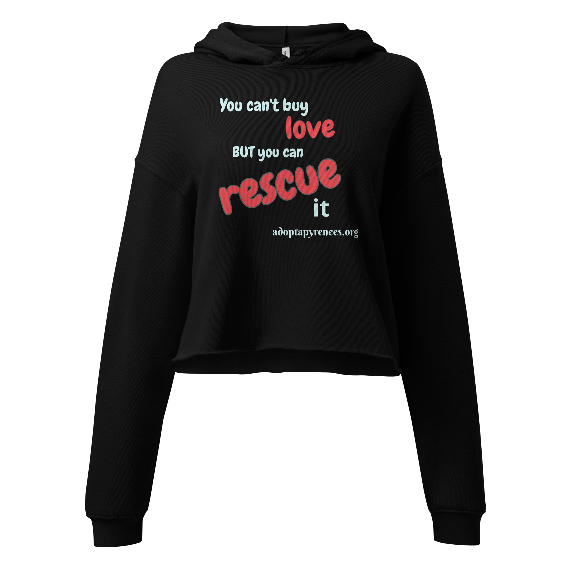 Rescue Love Cropped Hoodie