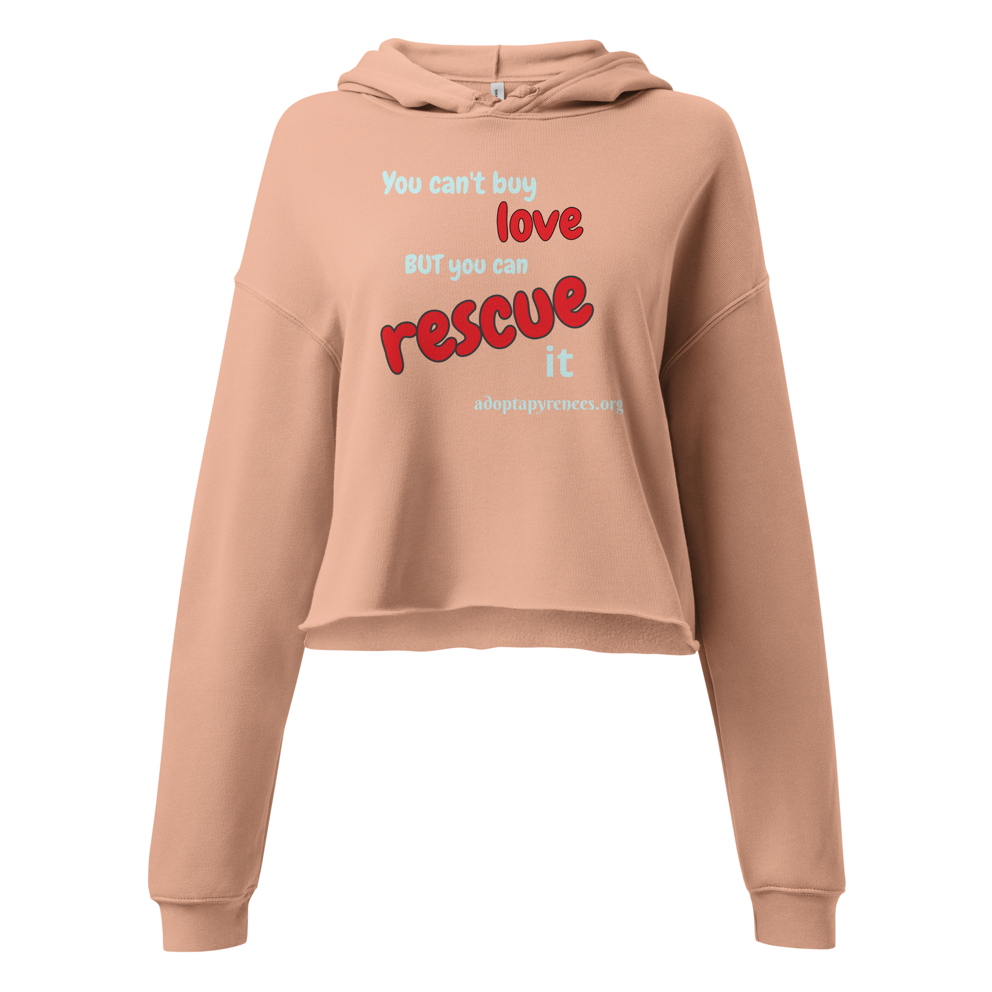 Rescue Love Cropped Hoodie