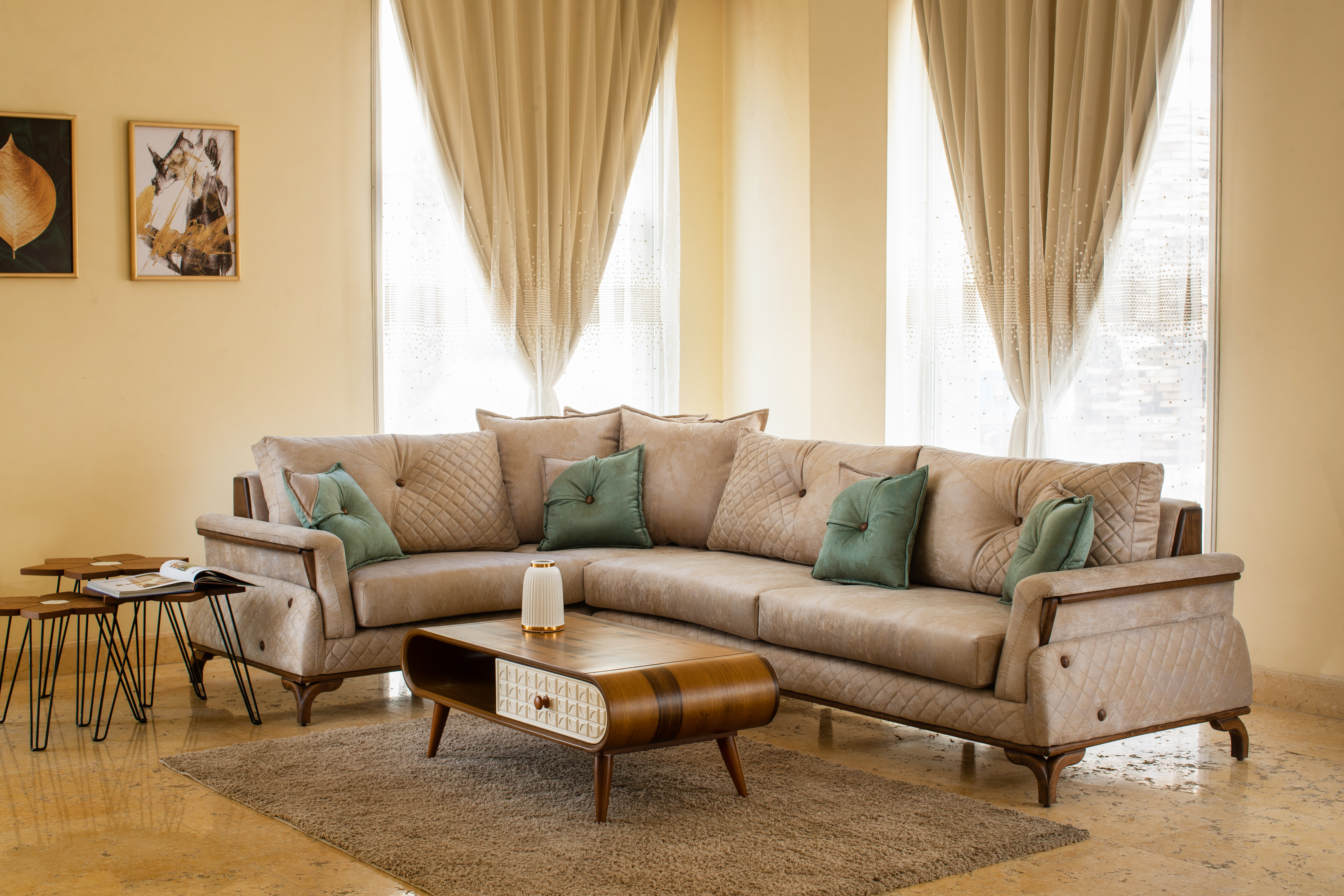Modern L-shaped Sofa