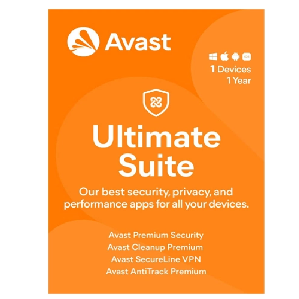 Avast Ultimate Suite 1 Year Licence Key Single Device