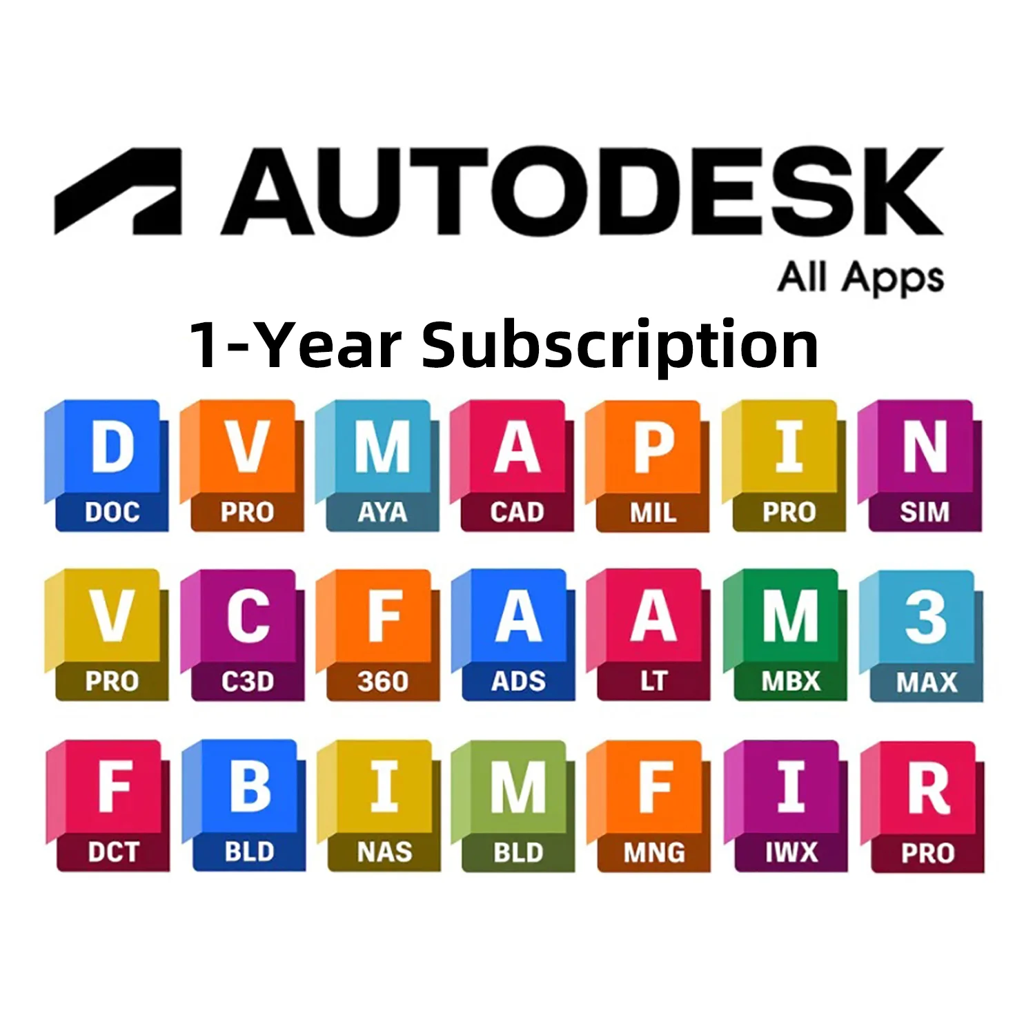 Autodesk All Apps 1 Year Single Device 