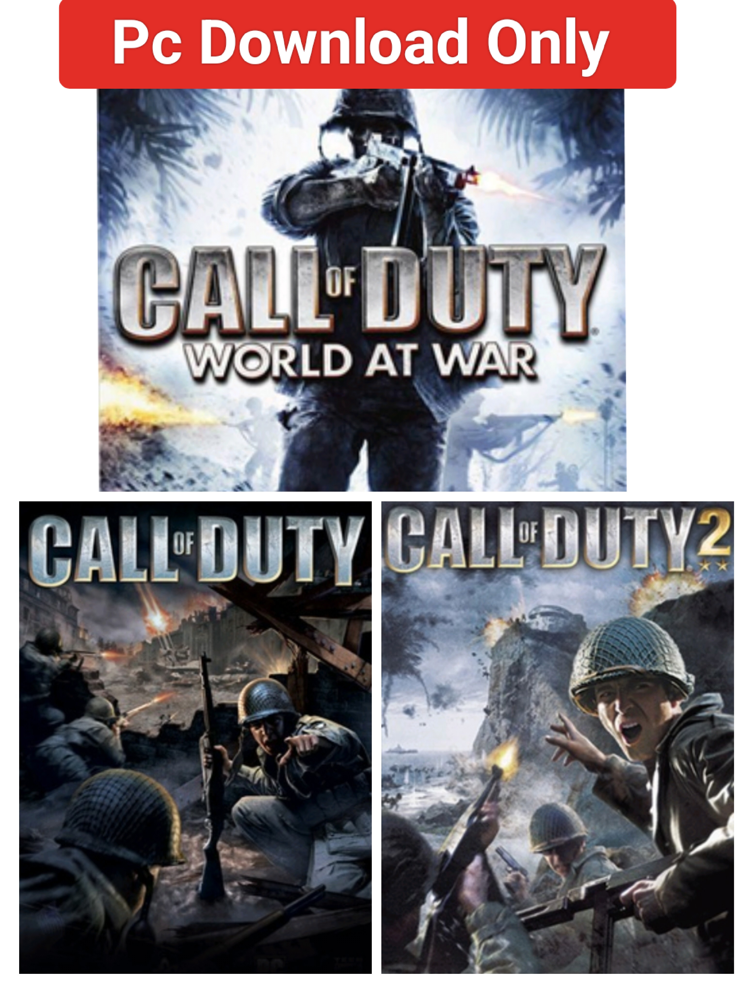 Call of Duty 1-2-5 Combo Offline Pc Games