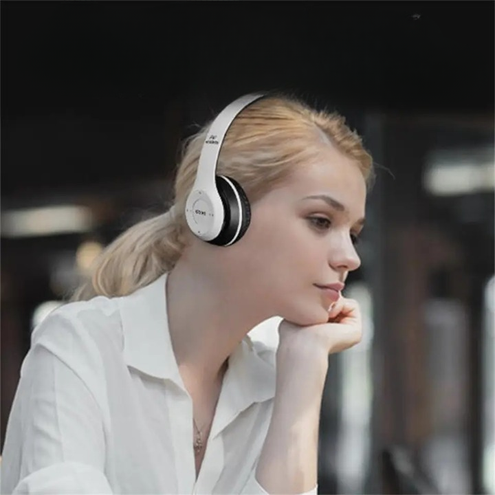 Headphone Bluetooth Wireless Dobrável P47 Estéreo Color