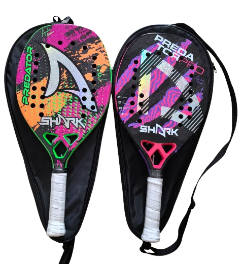 Shark Predator 2022 Raquete Beach Tennis Andre Baran Collection Cor Laranja