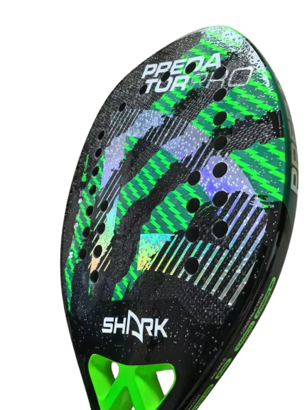 Shark Predator 2022 Raquete Beach Tennis Andre Baran Collection Cor Verde