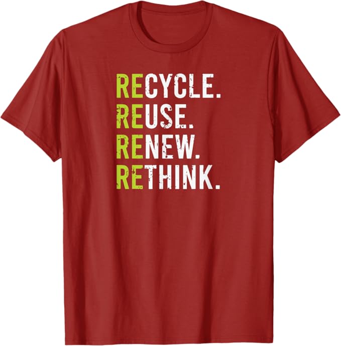RE- Cycle, Use, New, Think