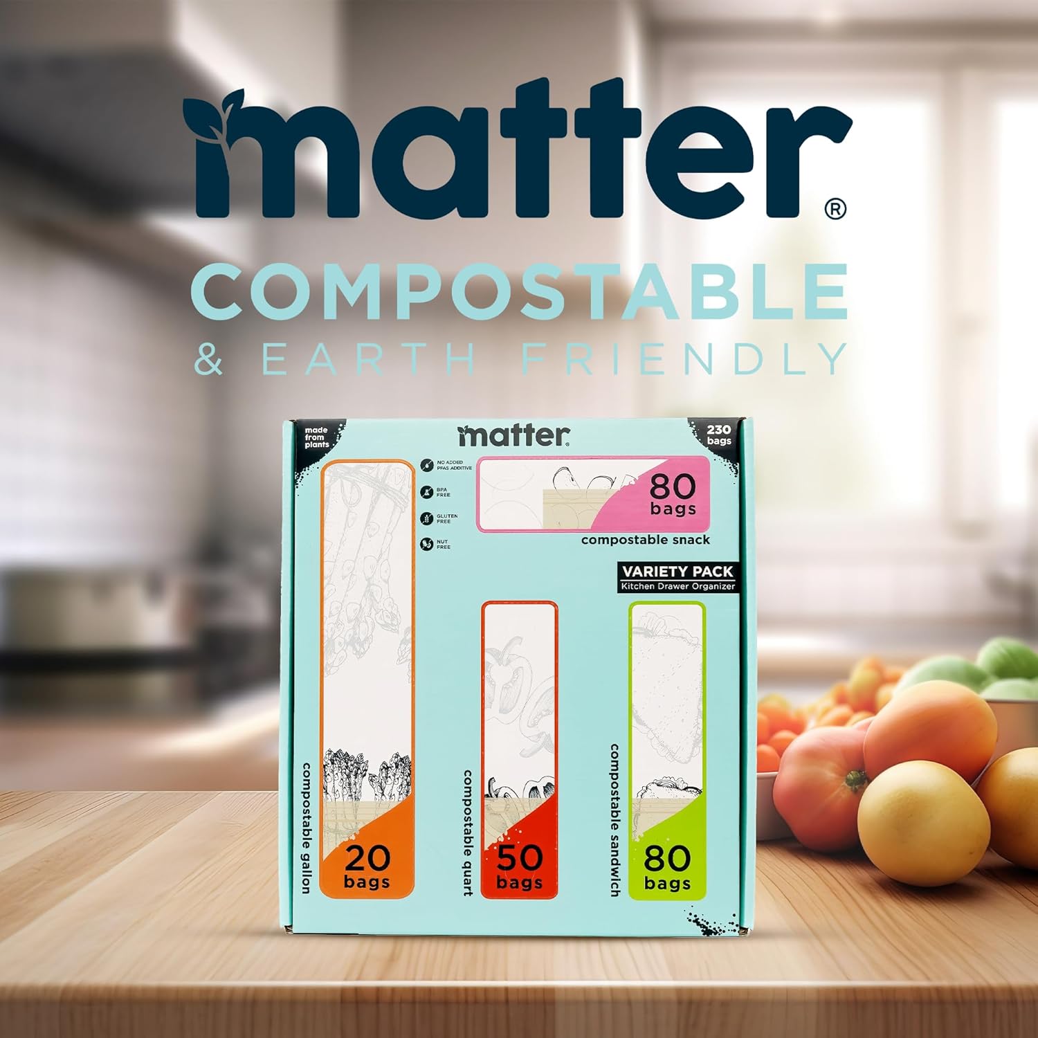Eco-Resealable Food Storage Bags