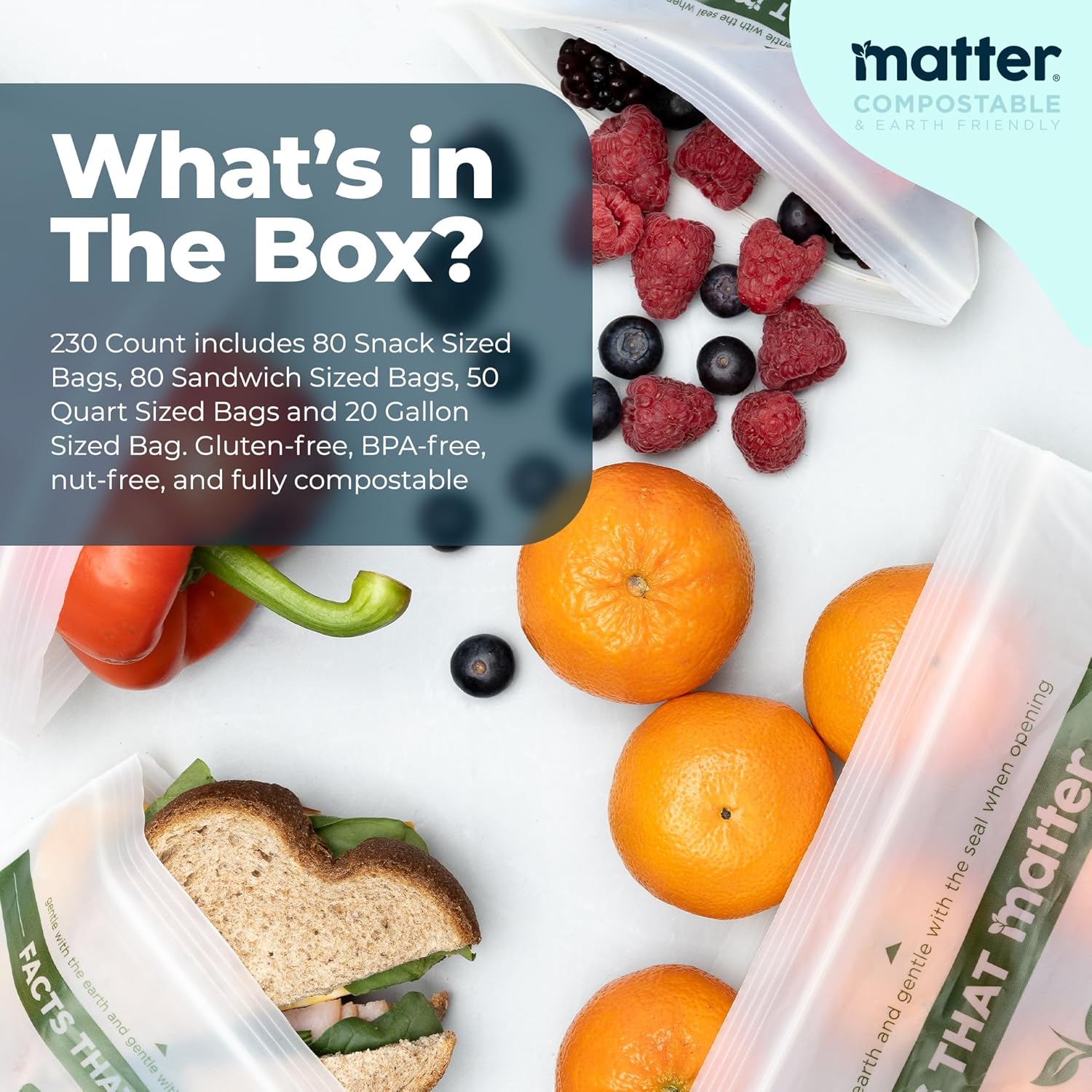 Eco-Resealable Food Storage Bags