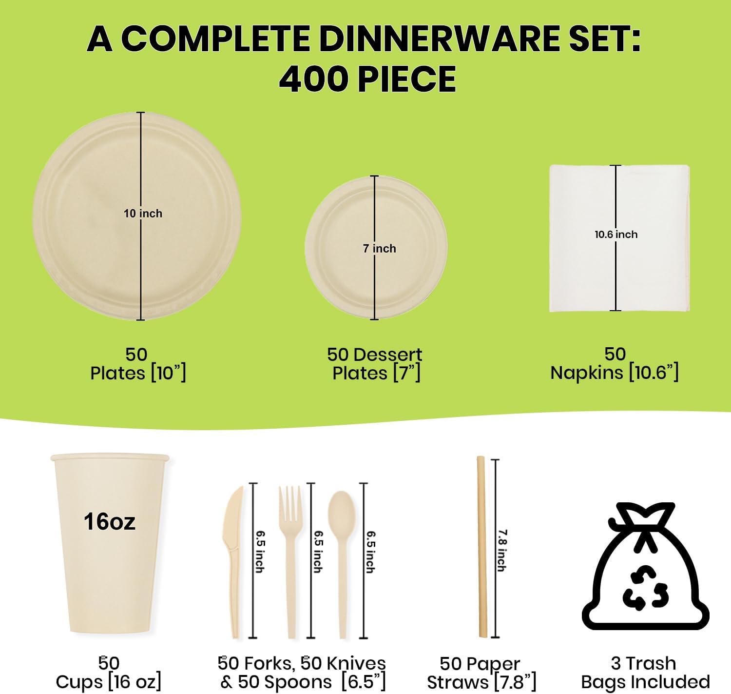 Disposable Party Size Dinnerware
