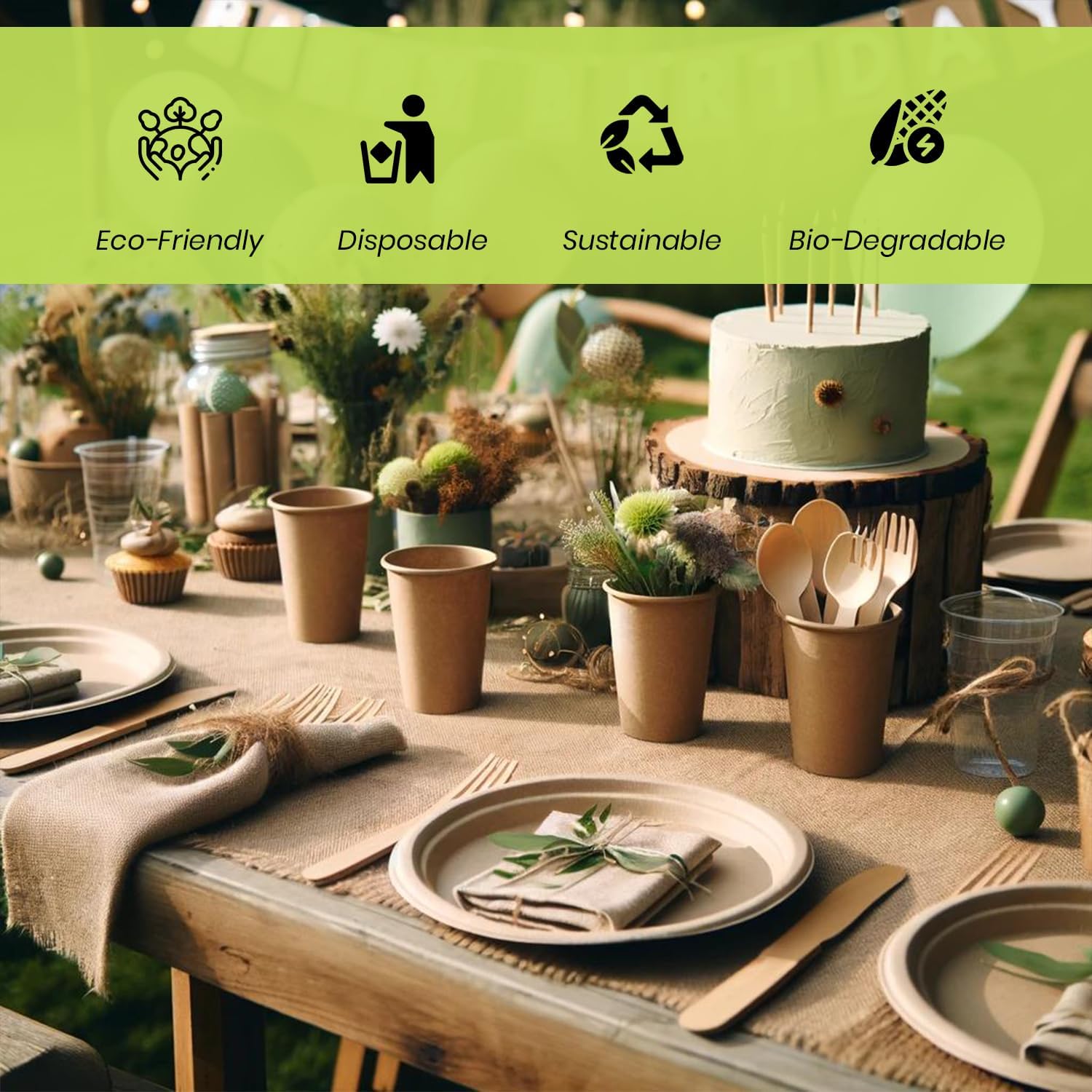Disposable Party Size Dinnerware