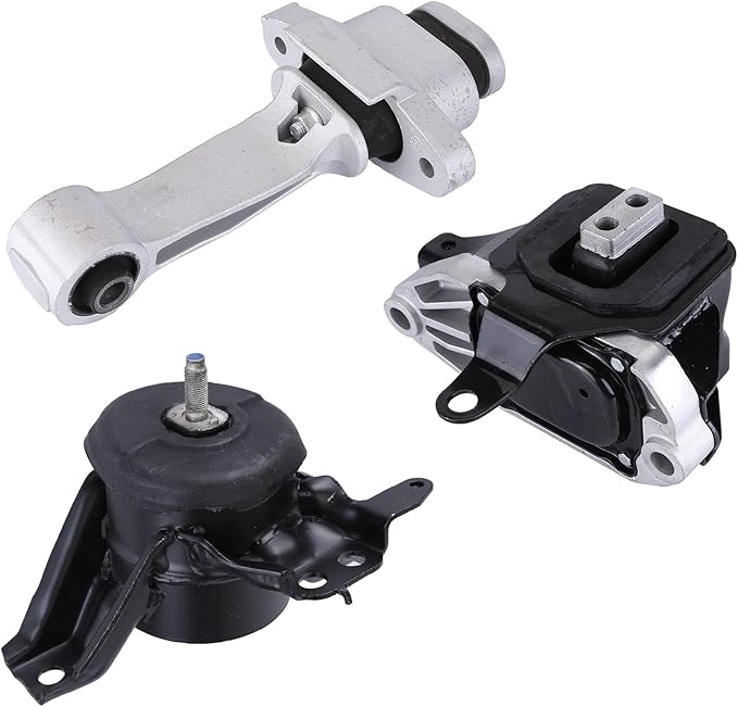 3Pcs Engine Motor & Transmission Mount Set Compatible for Hyundai Sonata 2015-2017 2.0L 2.4L Automatic Transmission Replaces# 71099 61001 71085 21810-C1020 21950-C1100 21830-C1170