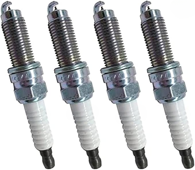 Genuine OEM 18846-11070 Spark Plug 4pcs set / 1884611070 for Hyundai Tucson 14-21 Elantra 11-20 Santa Fe 10-19 Azera 12-17 Genesis 10-16 Kia