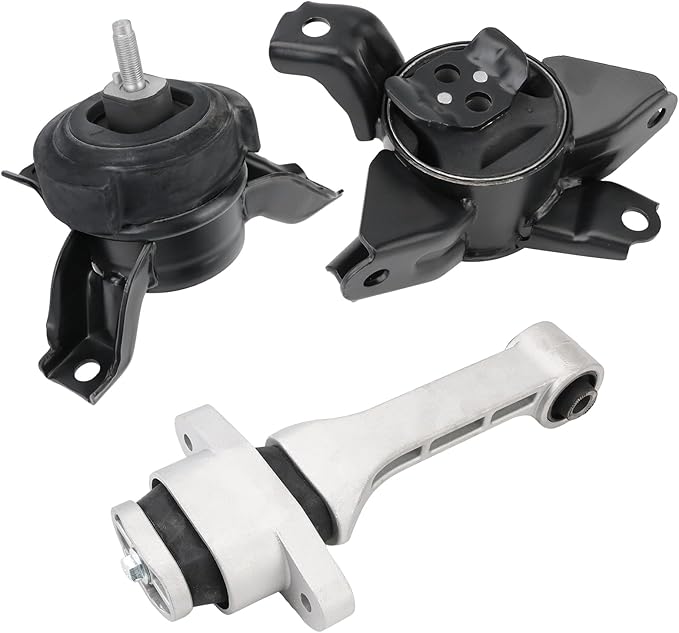 JDMON 3Pcs Engine Motor Transmission Mount Kit Replacement for 2013-2018 Hyundai Santa Fe Sport 2.4L AWD, Kia Sorento 2.4L, 3.3L Auto Trans Compatible with A71062, A71059, A71092, A71063, A71045