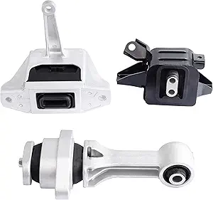 Engine Motor and Transmission Mount Kit Compatible with 2017-2020 Hyundai Elantra 1.4T1.6T 2.0L & 2018-2020 Hyundai Elantra GT 1.6T 2.0L OE A71210 21810F2000 A71207 21830F2100 A71100 21950F2000 3PCS