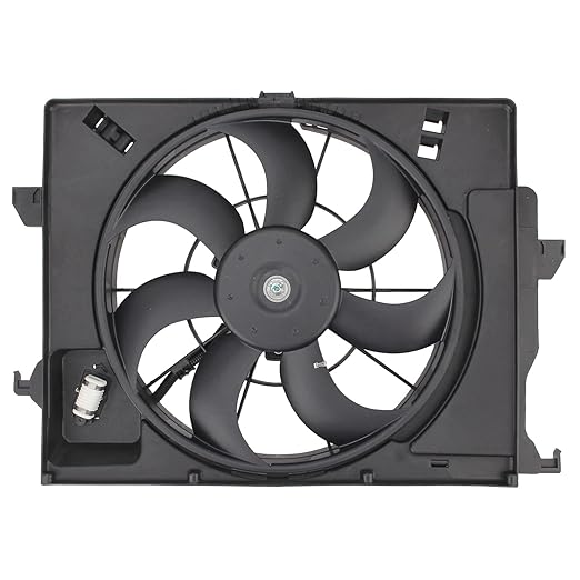 AUTOKAY Radiator Cooling Fan, Radiator Condenser Fan for Hyundai Accent 2012 2013 Auto Trans Replacement HY3115136 253801R050
