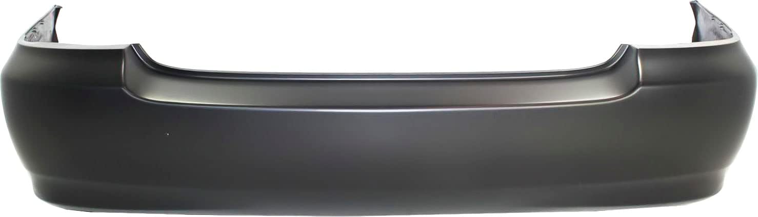 Go-Parts - Rear Bumper Cover for Toyota Corolla 2003-2008, Primed (Ready to Paint), Without Spoiler Holes, Fits CE/LE Models, Japan/USA Built, Replacement 2004 2005 2006 2007