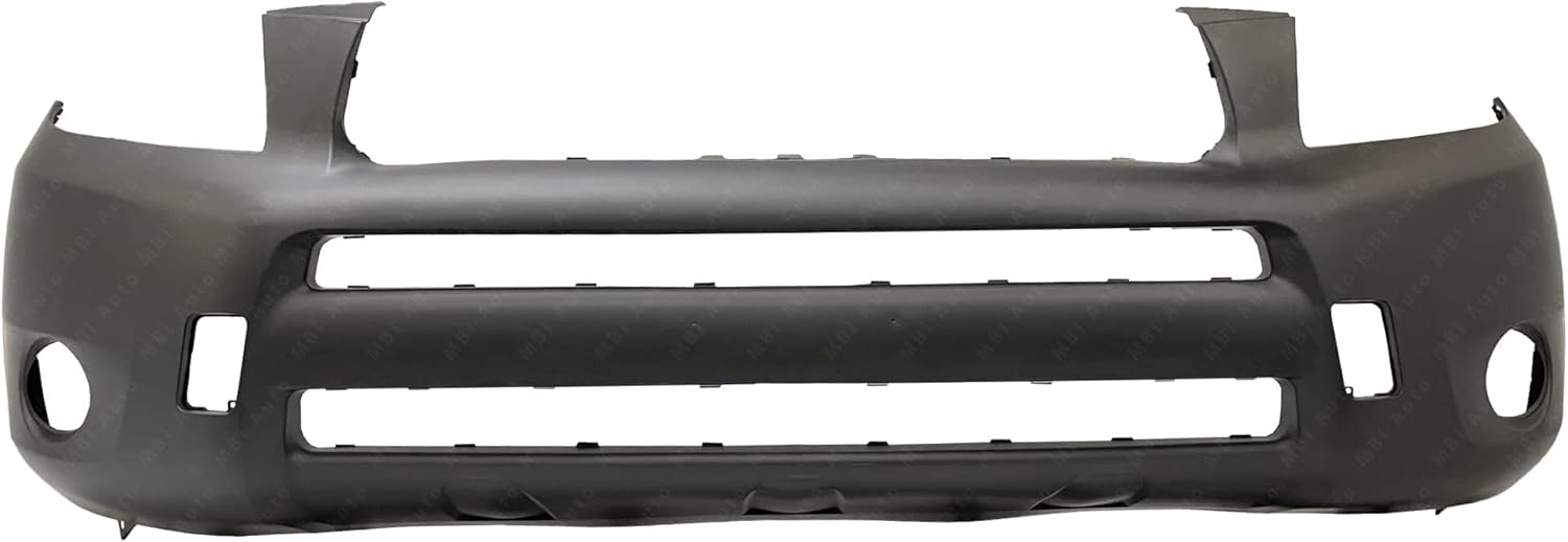 MBI AUTO - Primered, Front Bumper Cover Fascia for 2006 2007 2008 Toyota RAV4 WITHOUT FLARES 06 07 08, TO1000319