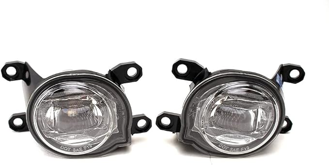 Auto-Tech LED Fog Lights lamp Front Bumper Lamps Assembly Replacement for Toyota Hilux Revo ROCCO 2020 2021 (sliver)