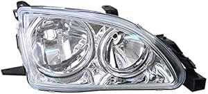 Welcomeparts Headlight RIGHT for TOYOTA AVENSIS/CALDINA 1997-2002, Clear Polycarbonate Lens, Right Side, Car Head Lights