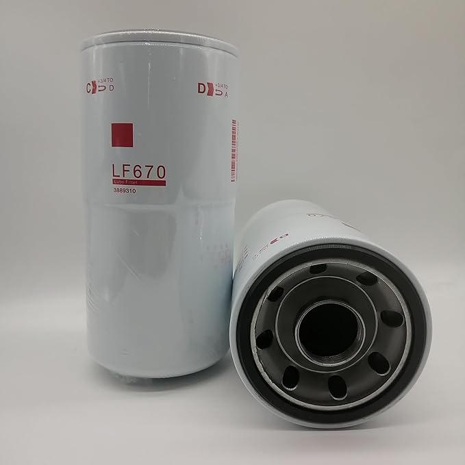 LF670 Spin-on Lube/Oil Filter Compatible For Cummins 3889310 X15 ISM11 NT-855 VT-903 Engine