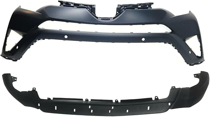 Front Bumper Cover Kit for Toyota for RAV4 2016-2018 w/Park Hls Plastic Not Painted Primed, Support for adaptive queries