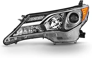 ACANII - For 2013-2015 Toyota RAV4 RAV-4 Replacement Headlight Headlamp - Driver Side Only