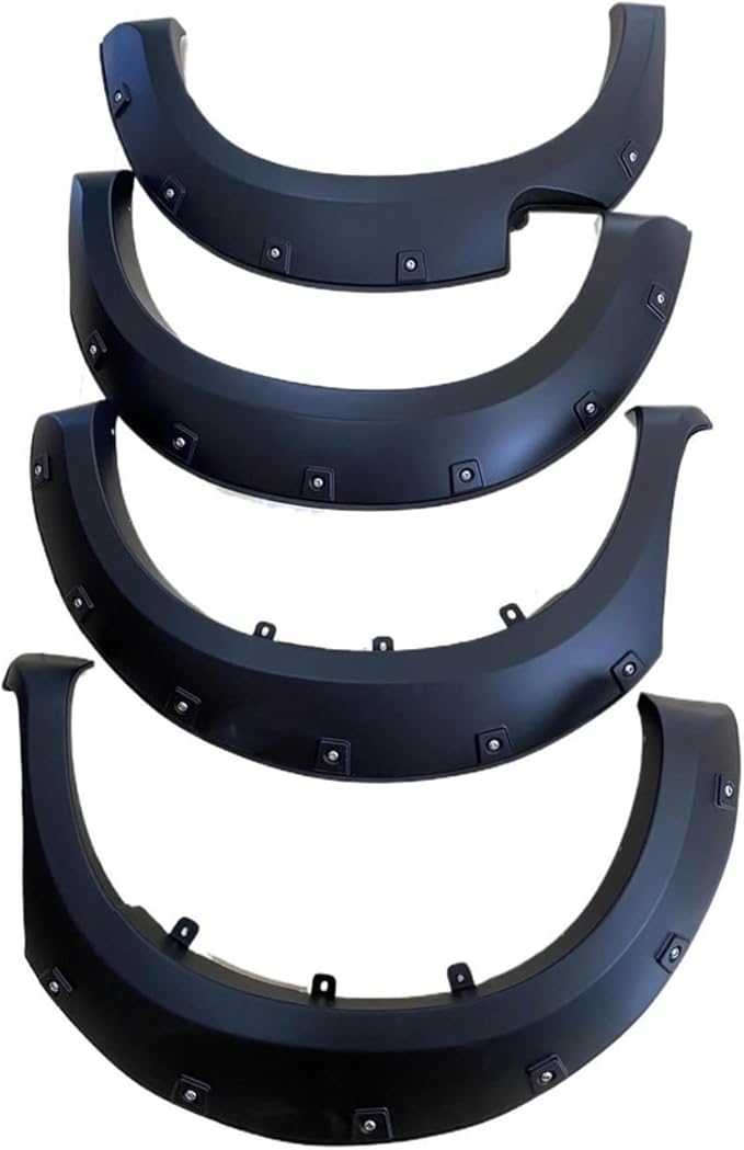 SICOTTON Car Accessories Fender Flares Wheel Arch Mud Guards 1 Set for Toyota Hilux Vigo 2005-2014 Double Cabin