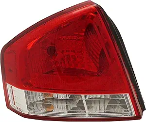 Garage-Pro Tail Light Compatible with 2007-2008 Kia Spectra Driver Side