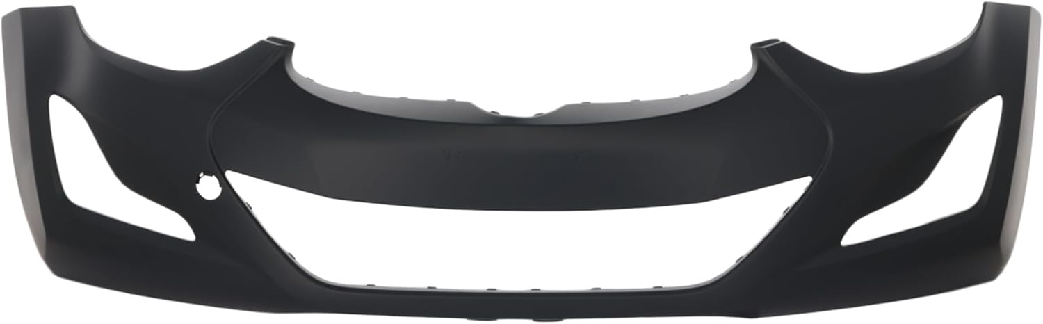 Go-Parts - Front Bumper Cover for Hyundai Elantra, 2014-2016, Primed (Ready to Paint), Sedan, Vehicle Built in Korea, Replacement 2015