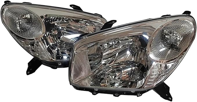 2Pcs Car Headlight Compatible With Toyota Rav4 Rav-4 2000 to 2004 81105-42270 81106-42270 Headlights