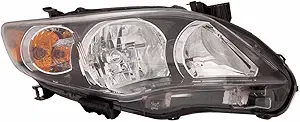 ACK For Toyota Corolla 11-13 Headlight S/XRS USA Built BLK Passenger Side | DOT Certified 81110-02B60 | TO2503204