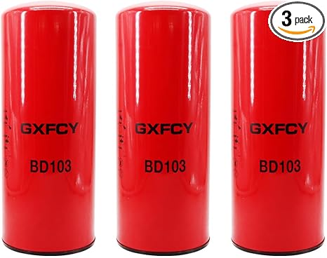 BD103 Oil/Lube Filter Replace for LF3000 LF9009 P553000 P559671 51748 51748MP 439203039 BD7309 BD103 3401544 3318853 Compatible with ISL9 L9 ISC8.3 N14 M11 Diesel Engines (pack of 3)