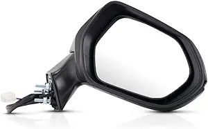 For Toyota Corolla 2020 2021 Door Mirror Assembly Passenger Side | Power | Non-Heated | Manual Folding | Sedan | Paint to Match | 87910-12F60 | 87915-02360-C0 | TO1321391