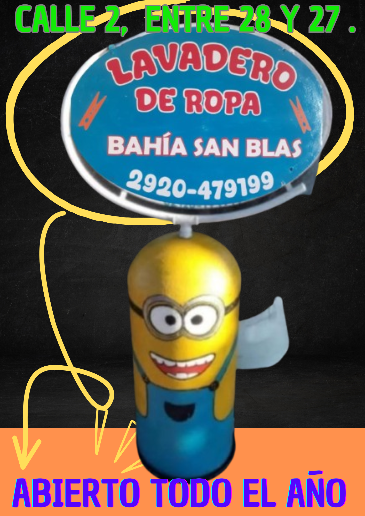 PUBLICIDAD, LAVADERO BAHIA SAN BLAS