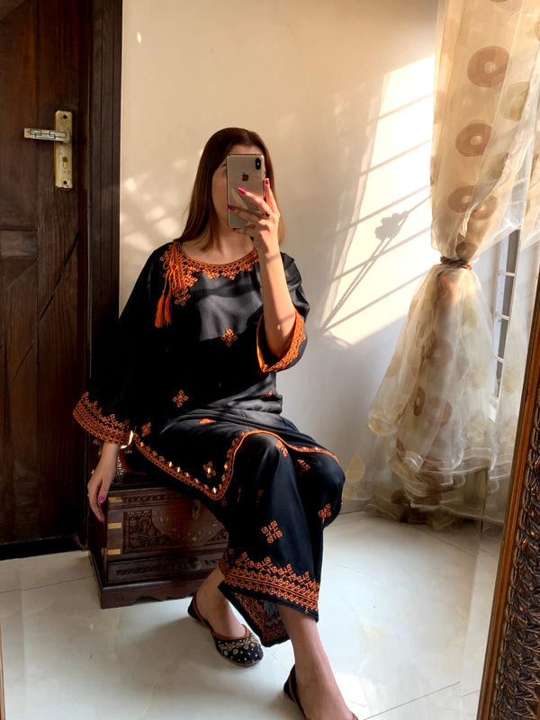 Balochi Embroidered  Traditional Outfit