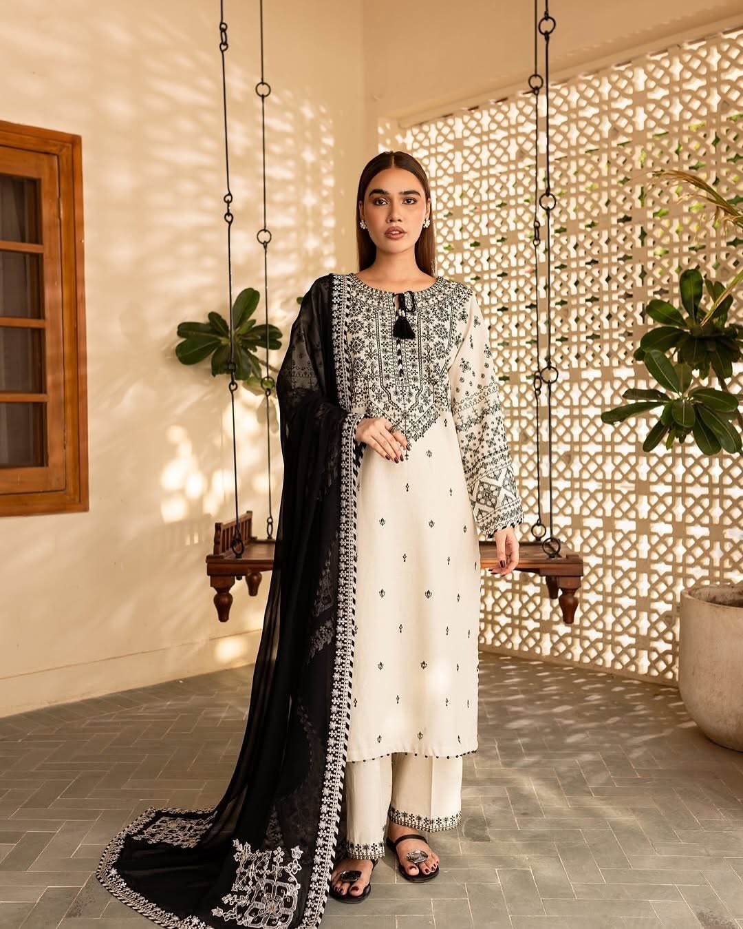 Arfa embroidery stiched 3pc 