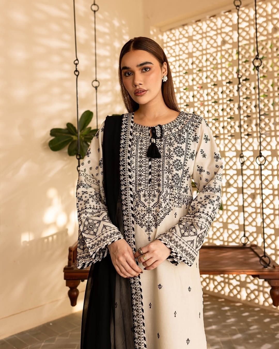 Arfa embroidery stiched 3pc 