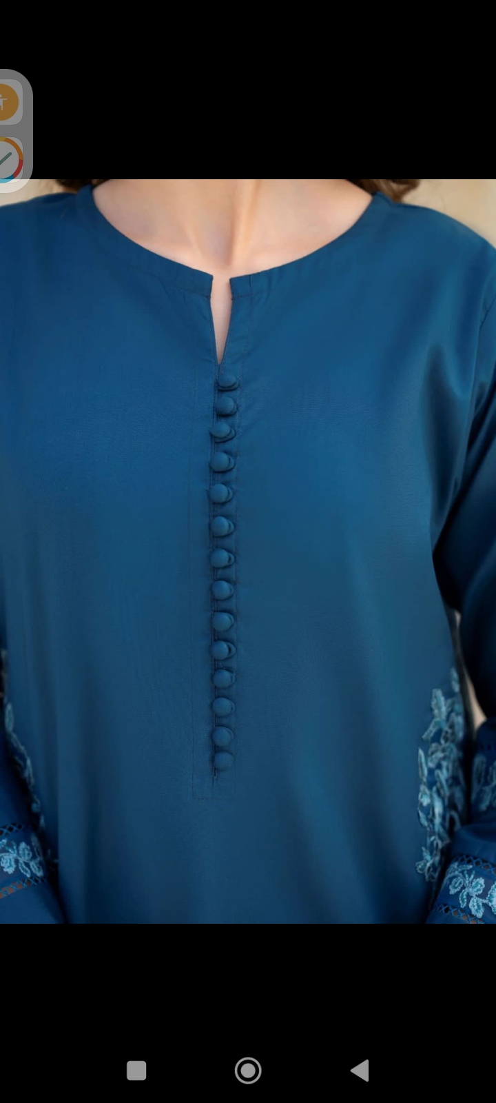 Chic embroidered pocket 2pc - Tyba Clothing 