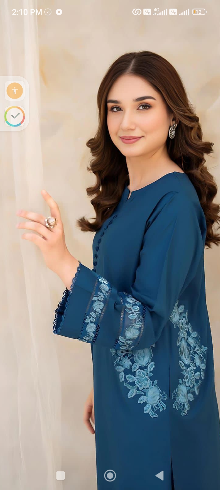 Chic embroidered pocket 2pc - Tyba Clothing 