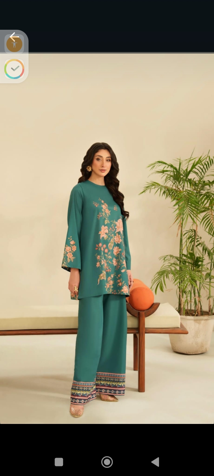 Silk printed 2pc - Summer Collection - Tyba Clothing