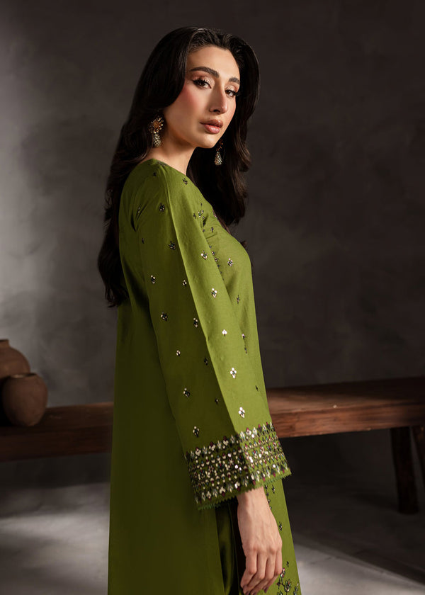 Ezzah 3pcs - Lawn Embroidered -