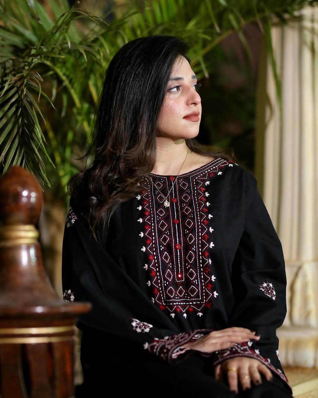 Sindhi Embroidered Stiched 2pc - Tyba Clothing