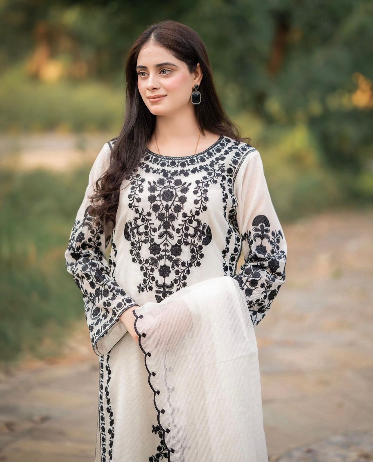 Asim jofa 3pc - Eid Collection - Tyba Clothing 