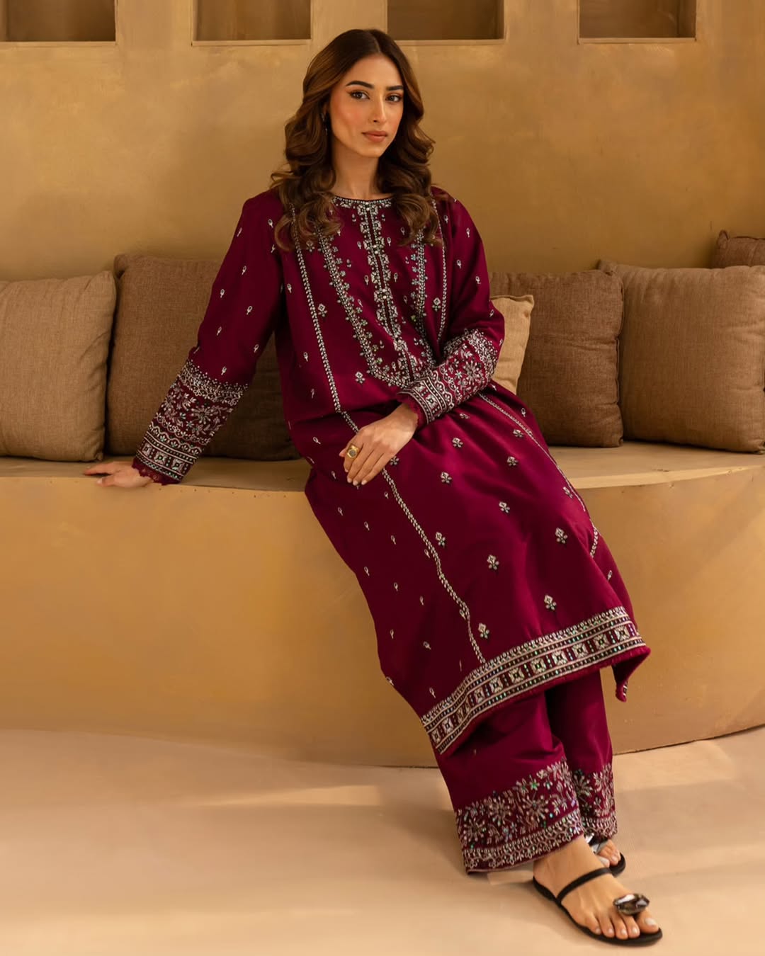 Roohi Embroidered Stiched 2pc 