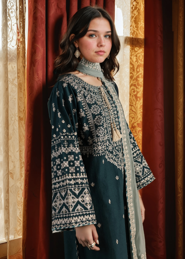 Arzu 2(zinc embroidery 3pc stiched)
